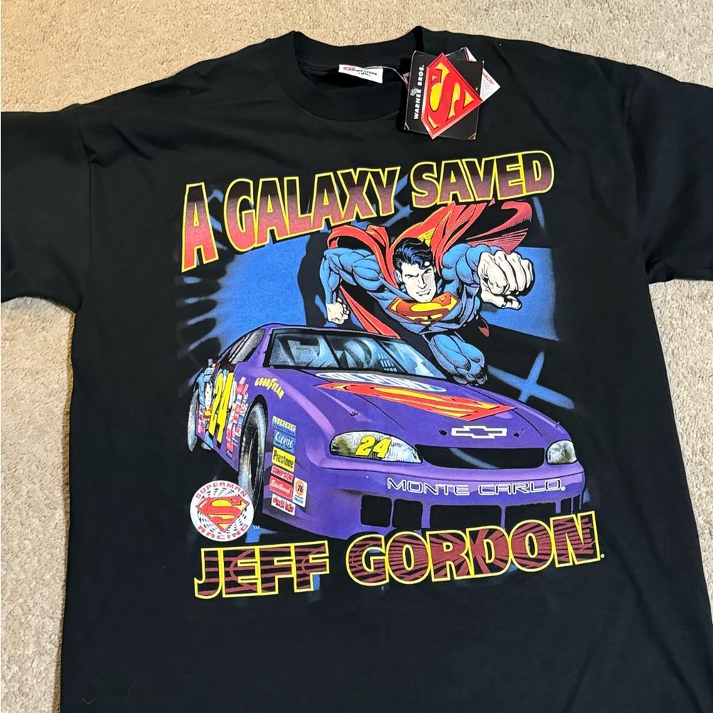 Vintage 1999 Jeff Gordon Superman tee